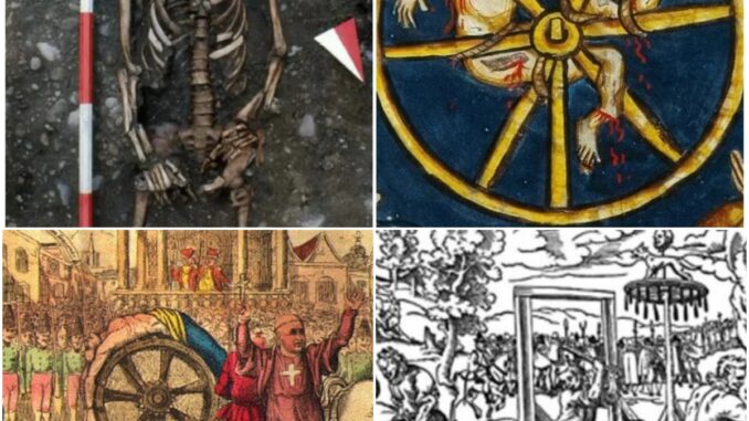The Catherine Wheel A machine that tears the body apart and causes the victim to die slowly in extreme agony.