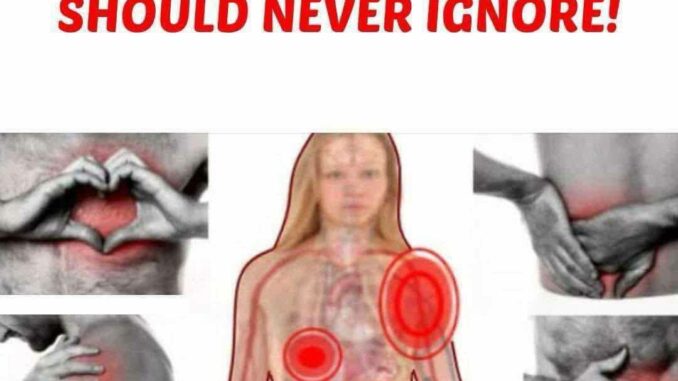 7 Kinds of Pain That Shouldn't Be Ignored....😳😳